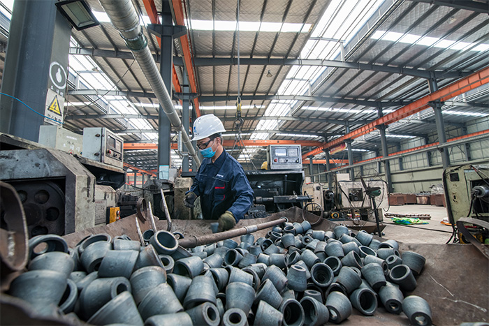 石景山网架配件-锥头加工车间